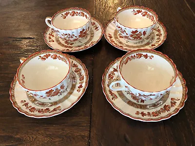 Buy Spode Copeland Indian Tree Cups & Saucers Set Of 4 Old Mark • 36.90£