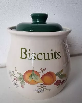 Buy Vintage Cloverleaf Peaches And Cream Biscuits Jar With A Air-Tight Seal - 1970s • 17.89£