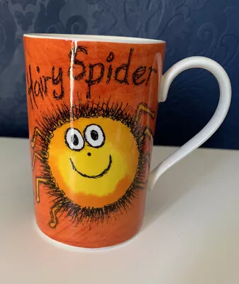 Buy Dunoon 'Hairy Scary' Spider Design By Jane Brookshore Stoneware Mug Orange • 13£
