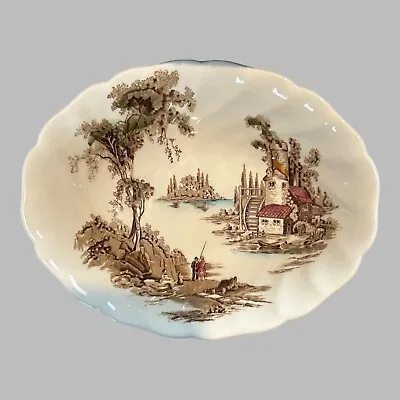 Buy Johnson Brothers The Old Mill Serving Bowl England Oval Vintage Dinnerware • 19.92£