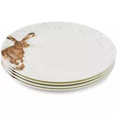 Buy Wrendale Coupe Dinner Plates Hare Set Of 4 • 31.99£