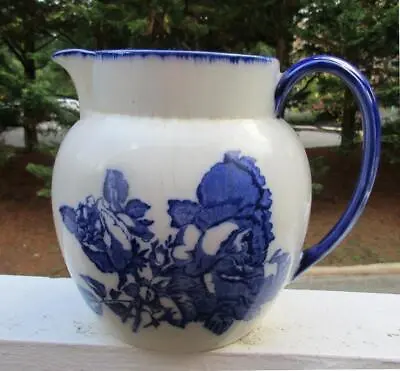 Buy Victoria Ironstone Stafforshire Flow Blue Roses Pitcher • 42.52£