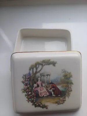 Buy Vintage Lord Nelson Pottery Trinket Box Made In England Classical Design VGC • 15£