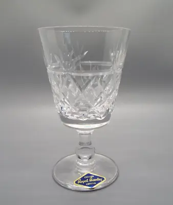 Buy Royal Brierley Cut Crystal Bruce Wine Glass Unused - New. (bl20) • 8.95£