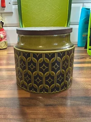 Buy A Vintage Hornsea Green Heirloom Storage Jar • 25£