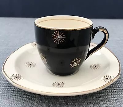 Buy Alfred Meakin Midnight Star Demitasse Coffee Cup And Saucer • 4.99£
