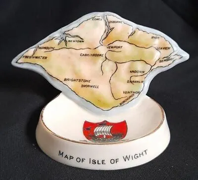Buy Arcadian Crested China - Isle Of Wight Map -  Pintray • 20£
