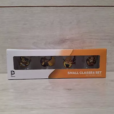 Buy DC Bombshells Girls Small Glasses Shot Glass Set Of 4 DC Comics Brand New Gift • 9.99£