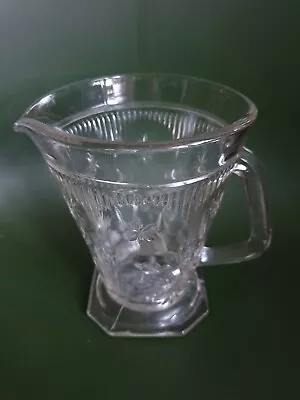 Buy Victorian Pin Wheel Glass Jug Lemonade Water 17.5cm • 15£
