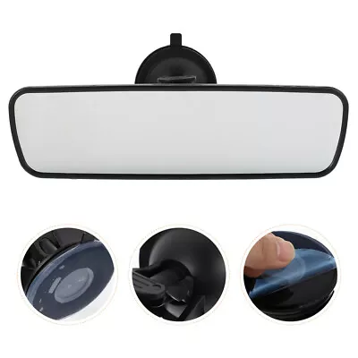 Buy Large Universal Suction Car Mirror Universal Fit Wide Angel Rear View Mirror • 4.49£