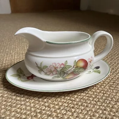 Buy Marks And Spencer Ashberry  Fine China Gravy Boat And Stand 2605 • 7.99£