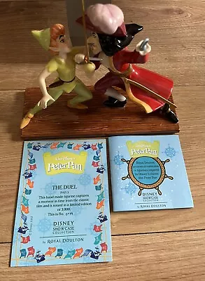 Buy Disney PETER PAN The Duel Royal Doulton Limited Edition Figurine Rare. • 100£