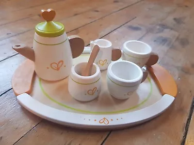 Buy HAPE Wooden Tea Set For Two Role Play - Wooden Toy  • 6.99£