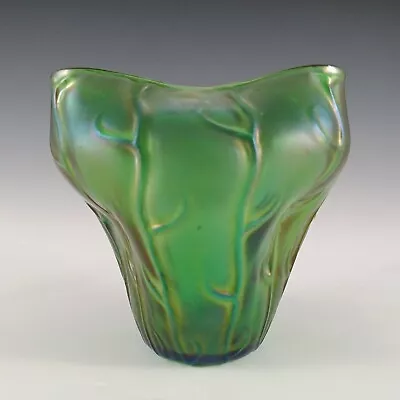 Buy Loetz / Lötz Art Nouveau Green Glass 'Neptun' Vase • 195£