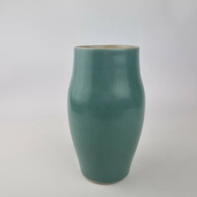 Buy Vintage Buchan Portobello Scotland Blue Pottery Vase 77/8 N3 20cm High • 39£