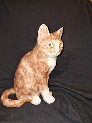 Buy Winstanley Cat Ginger / Brown - Yellow-green Glass Eyes - Signed - Lovely • 70£