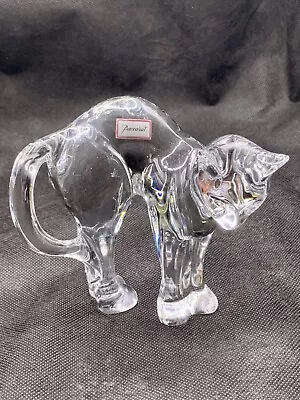 Buy Baccarat Crystal Glass Large Cat Figurines • 23£