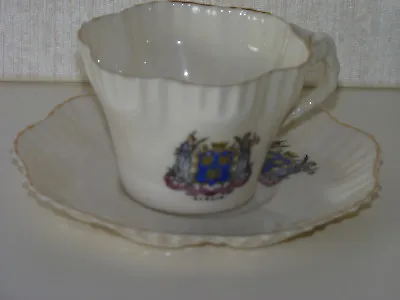 Buy Possil Pottery. Nautilus Scottish Porcelain. Tea Cup & Saucer. Dublin Crest • 18£