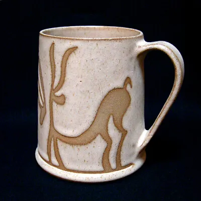 Buy Silsal Ceramics Jordanian Art Pottery Mug Tankard Signed Islamic Middle East • 83.27£