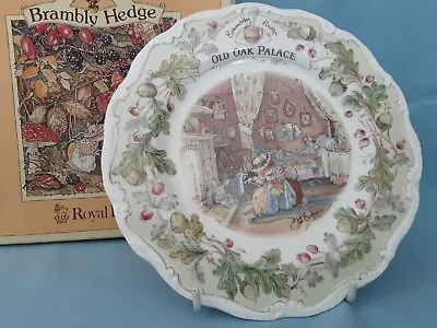 Buy Royal Doulton Brambly Hedge Old Oak Palace 20cm Plate.Boxed Vgc • 18£