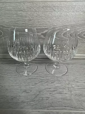 Buy Edinburgh Crystal Fine Brandy Glasses Set Of 2 Glass • 19.99£