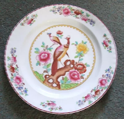 Buy Old Chelsea Plates Peacocks, Ceramic Art Co Ltd Crown Pottery Stoke 1905-1919 • 3.50£