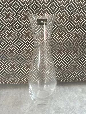 Buy ~ Dartington Crystal Elegant Clear Glass Vase ~ Thick Base ~ 28 CM / 11  Tall ~ • 25£