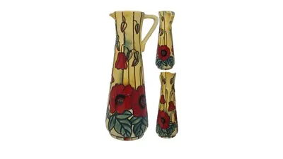 Buy Ceramic Tall Jug Pitcher Old Tupton Ware Floral Design Multicoloured Brand New • 48.50£