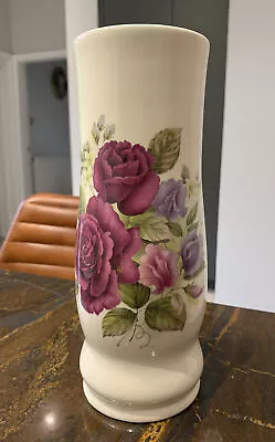 Buy Vintage Early 1980s Melba Ware Melbaware Vase Roses 10 Inch • 10£