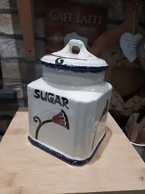 Buy Vintage Royal Winton, England, Spongeware, Tradition Sugar Storage Jar • 7.99£