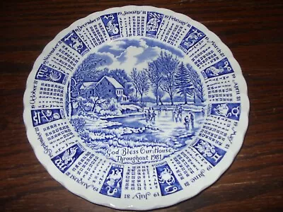 Buy God Bless Our House Throughout 1981 9 Inch Plate Myott Staffordshire • 7.95£