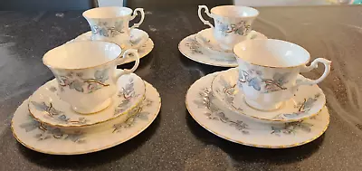 Buy Royal Kent Trentside China 4 X Trios (cup, Saucer, Plate) – 12 Pieces • 11.99£