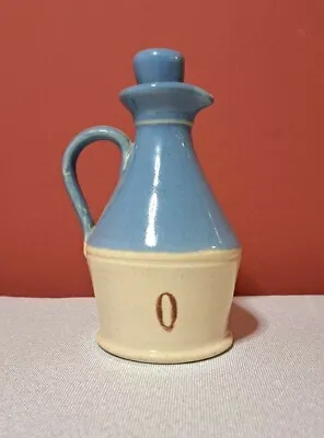 Buy Vintage Buchan Portobello Scottland Pottery Brittany Vinegar/Oil Jar Blue • 12.95£