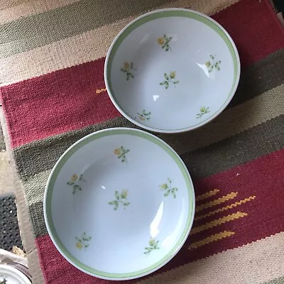 Buy MARKS AND SPENCER M&S YELLOW ROSE RANGE SOUP CEREAL BOWLS X2 (More Available) • 12£