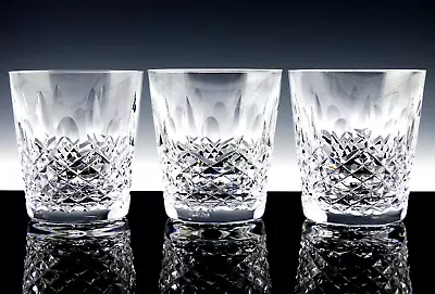 Buy Waterford Crystal 3.5  KENMARE OLD FASHIONED WHISKEY GLASSES TUMBLERS Set 3 Mint • 115.80£