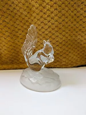 Buy Vintage Cristal D' Arques Lead Crystal Squirrel Ornament French Woodland Figure  • 15£
