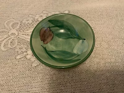 Buy Jersey Pottery Green Tulip Pin Dish 7.5cm Mint Condition • 4.99£