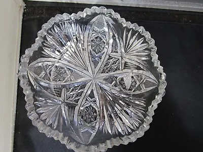 Buy Cut Glass Six Inch Bowl (271) • 9.60£