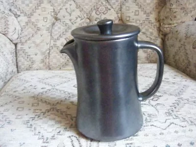 Buy Vintage Prinknash Pottery Lidded Ale Jug Tankard In Gun Metal Grey Lustre • 4.95£