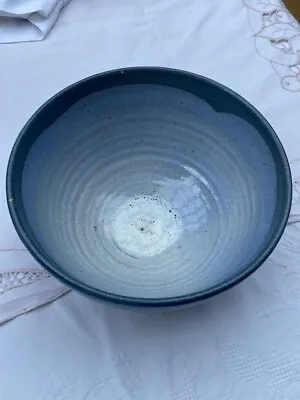 Buy Nice Portuguese Devica Pottery Blue Serving Bowl. • 10£