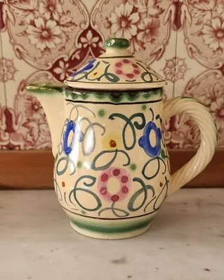 Buy Art Deco Honiton Pottery Hand Painted Lidded Jug/Hot Water Pot/Teapot - Lid A/F • 14.50£