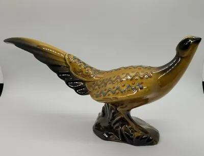 Buy VTG MCM Roselane California USA Pottery Yellow Green Bird Pheasant Figurine 13  • 14.41£