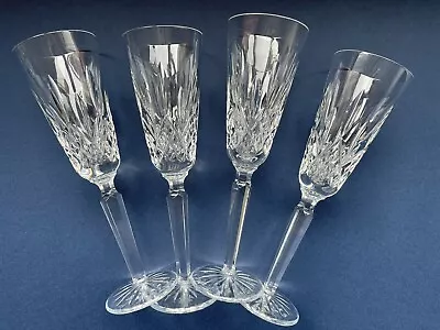 Buy Waterford Crystal Champagne Flutes - Set Of 4 Hallmarked Glasses • 49.99£