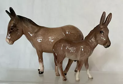 Buy Beautiful Beswick Donkey & Foal • 9.99£