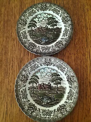 Buy Vintage British Anchor England 'Old Country Castles' Plates X Pair • 9.99£