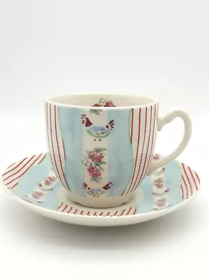 Buy Johnson Bros Cup & Saucer Set Farmhouse Ehie Silky Stripe Afternoon Tea Retro • 9.98£
