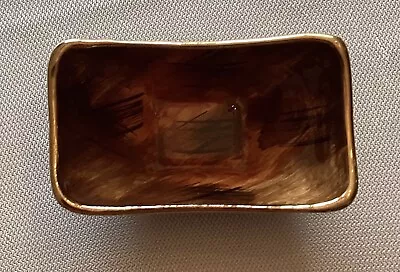 Buy Old Courtware Handpaited Brown Dish (13 X 7cms) • 5£