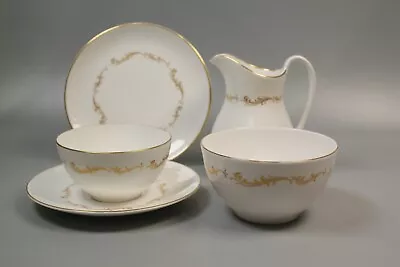 Buy Royal Doulton French Provincial H4945 Fine Bone China Simple Gilt Acanthus Leaf • 3£
