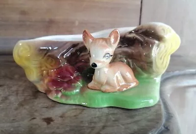 Buy Retro Vintage Fauna Deer Kitsch Eastgate Pottery Cute Little Posy Figurine  • 3.99£