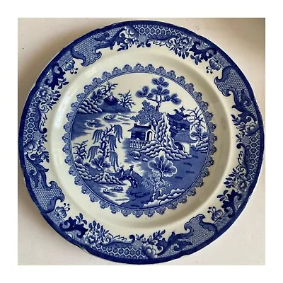 Buy Vintage Mason's Ironstone China Blue And White 10.5  Plate • 28.40£